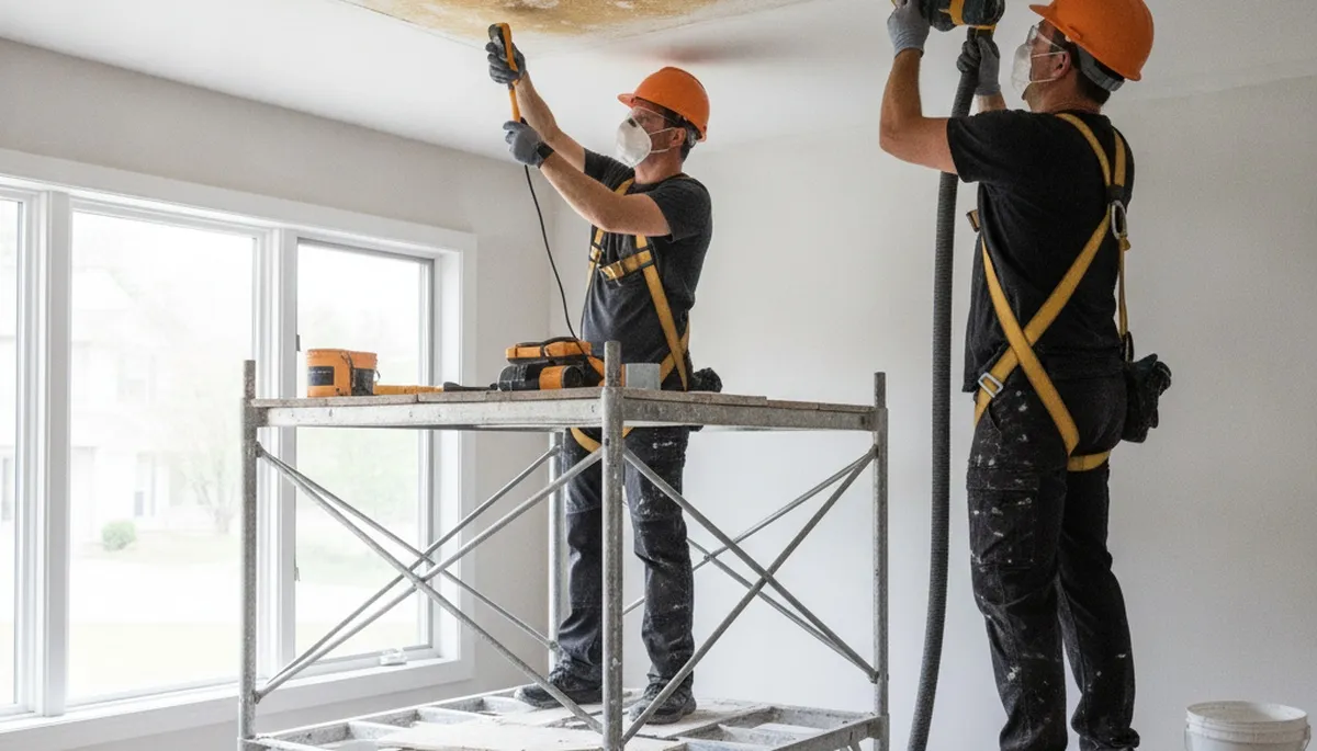 Ceiling Water Damage Repair Image 1