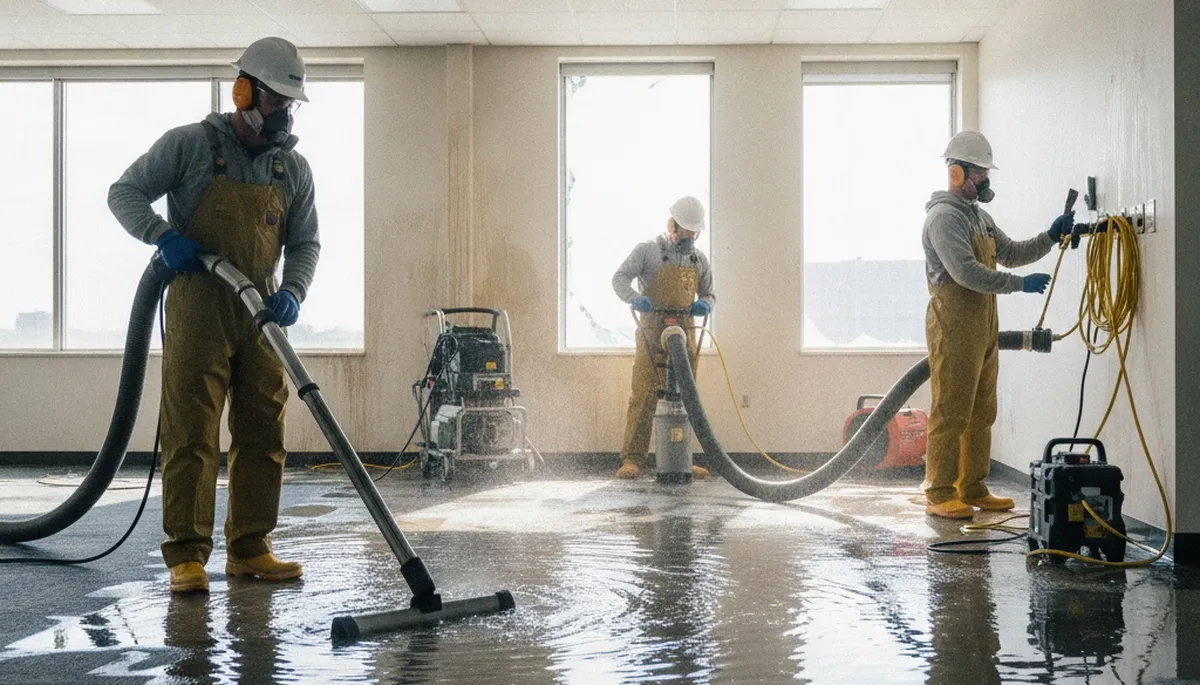 Commercial Water Damage Restoration Image 1