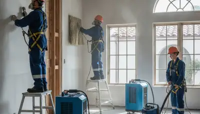Water damage restoration team serving Oceanside, CA with professional cleanup and repair services