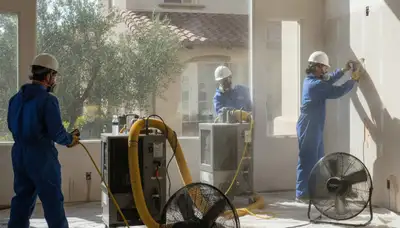 Water damage restoration team serving Oceanside, CA with professional cleanup and repair services