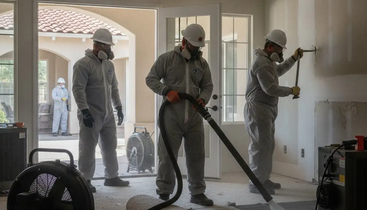 Water damage restoration team serving Oceanside, CA for fast cleanup and repair