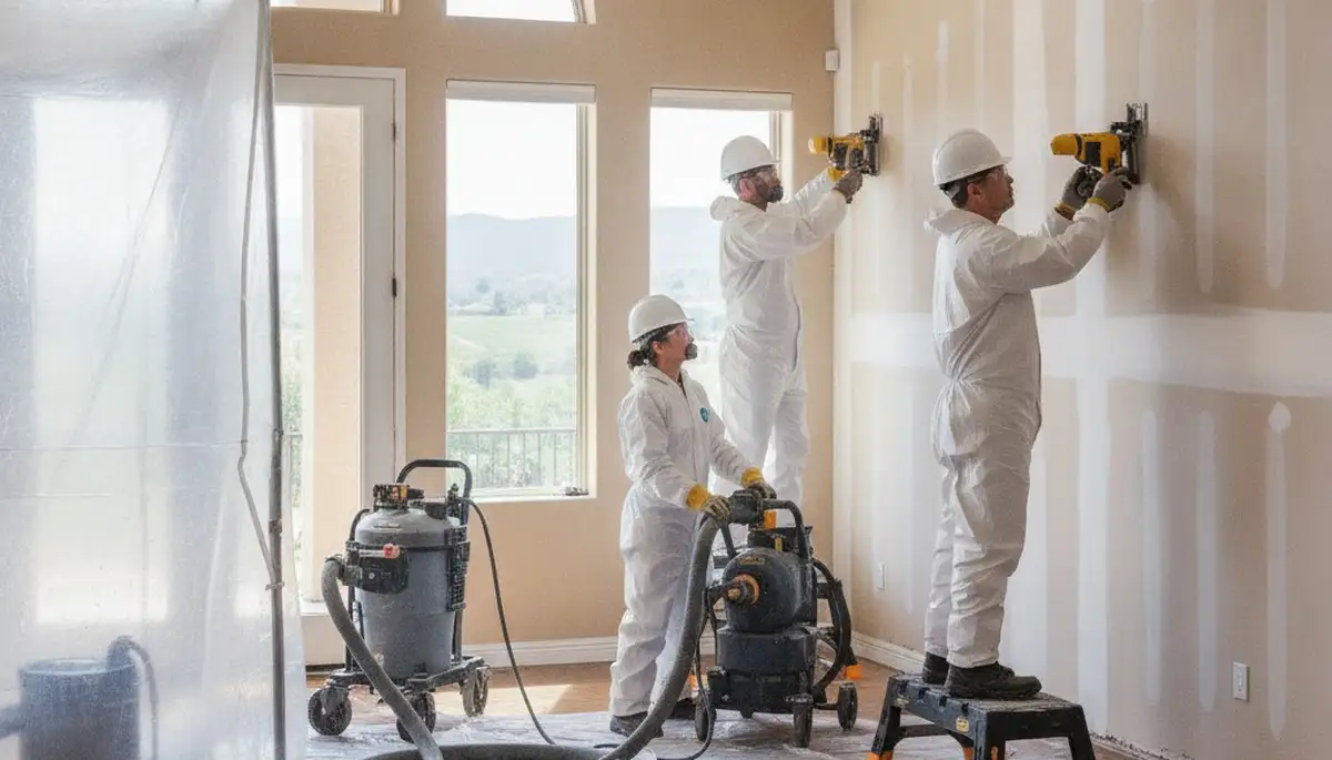 Water damage restoration team serving Oceanside, CA with professional cleanup and drying services